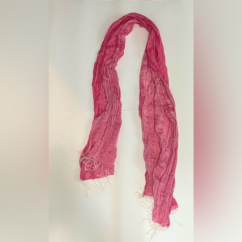 J. Crew Pink Shimmery Scarf
